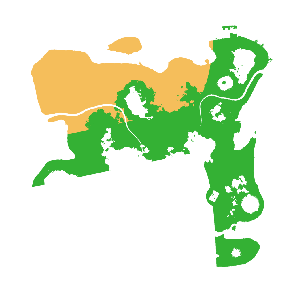 Biome Rust Map: Procedural Map, Size: 3000, Seed: 74578