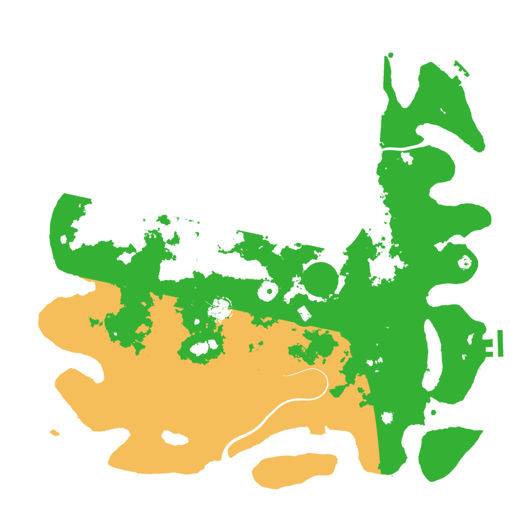 Biome Rust Map: Procedural Map, Size: 3958, Seed: 52449381