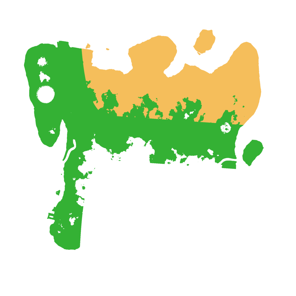 Biome Rust Map: Procedural Map, Size: 3000, Seed: 32280