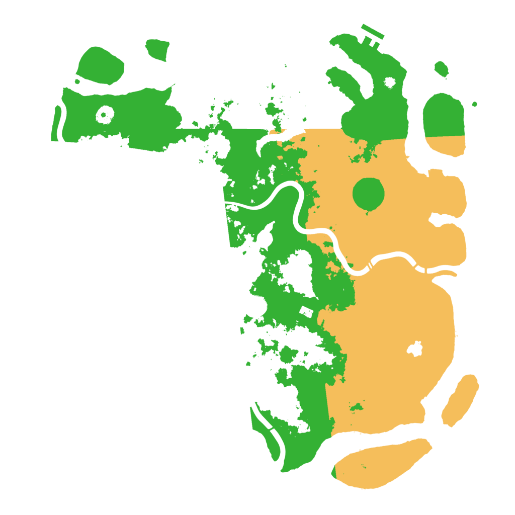 Biome Rust Map: Procedural Map, Size: 4250, Seed: 38369956