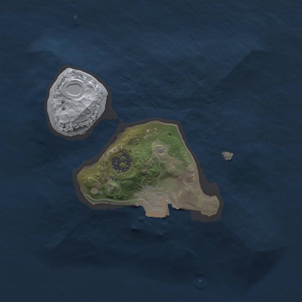 Rust Map: Procedural Map, Size: 1500, Seed: 1323193215, 3 Monuments