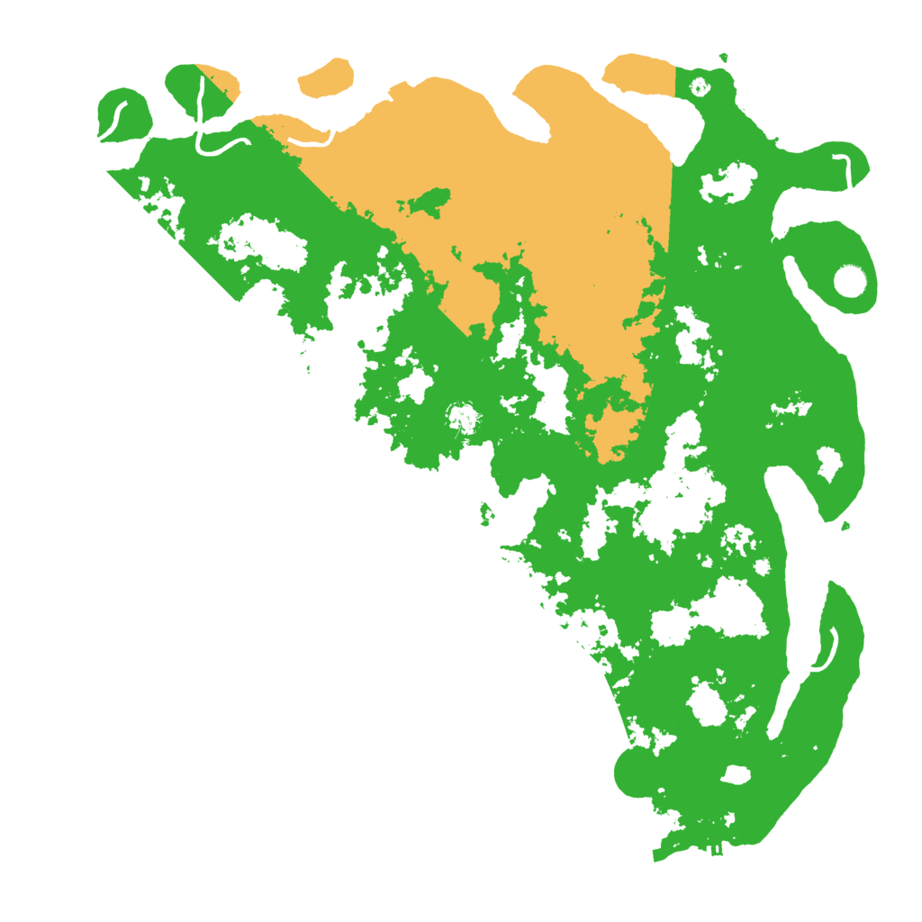 Biome Rust Map: Procedural Map, Size: 5000, Seed: 957392922