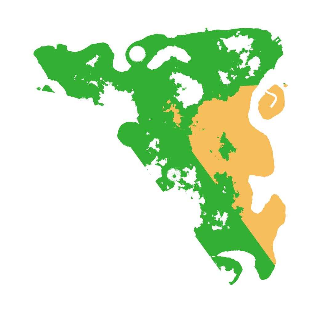 Biome Rust Map: Procedural Map, Size: 3500, Seed: 1150666