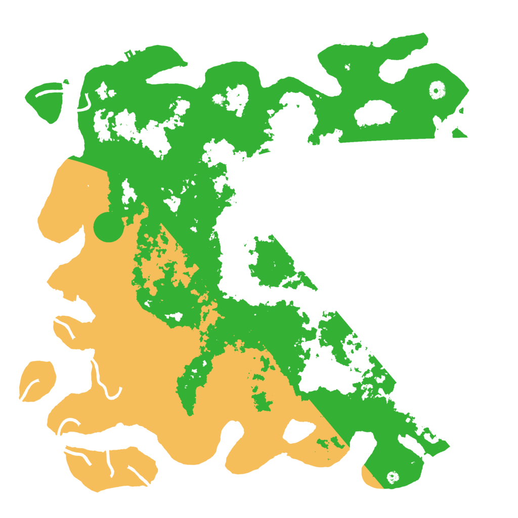 Biome Rust Map: Procedural Map, Size: 4500, Seed: 87293421