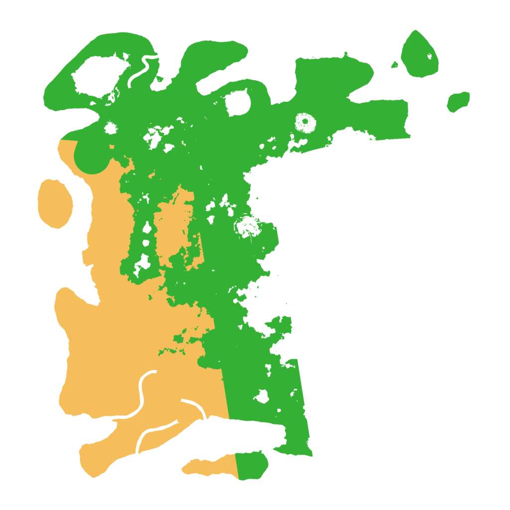 Biome Rust Map: Procedural Map, Size: 3700, Seed: 414718