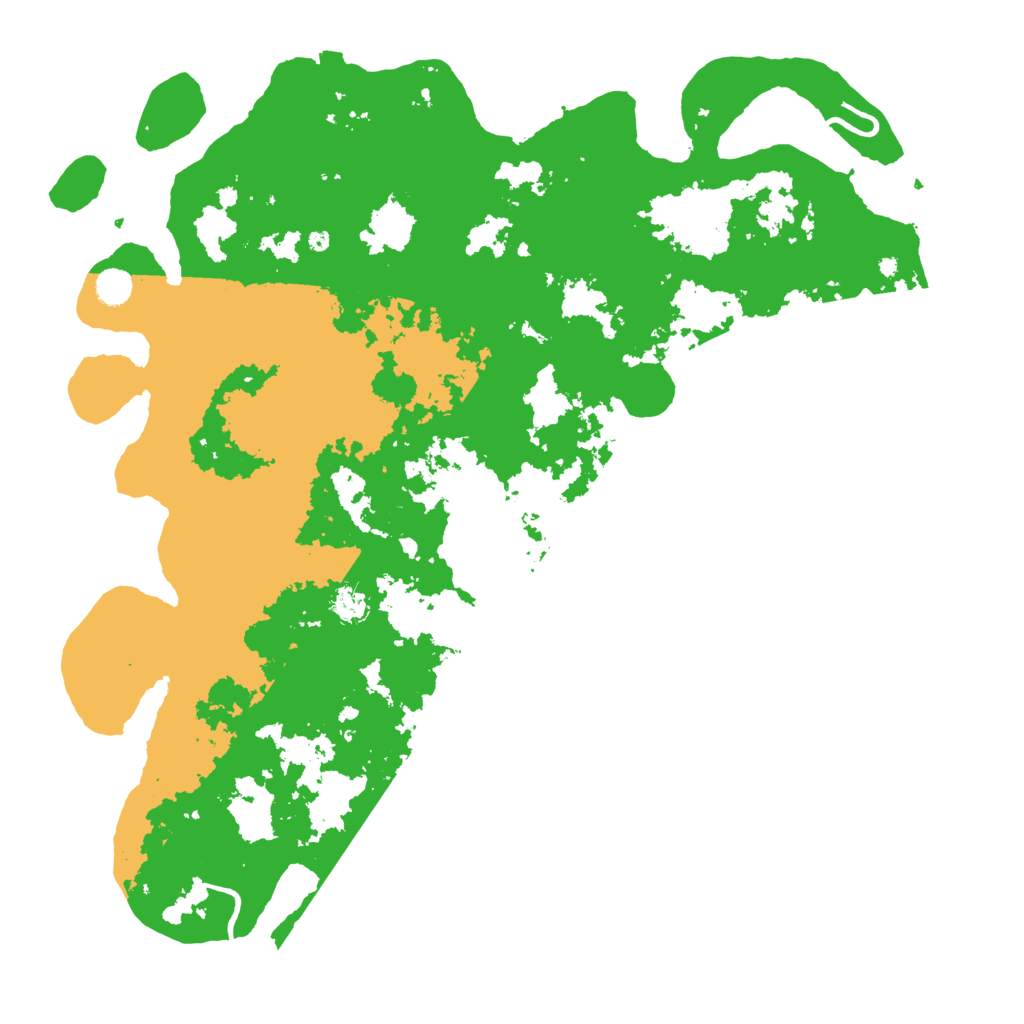 Biome Rust Map: Procedural Map, Size: 5000, Seed: 62685734