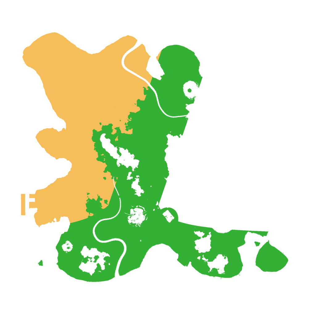 Biome Rust Map: Procedural Map, Size: 3000, Seed: 47466