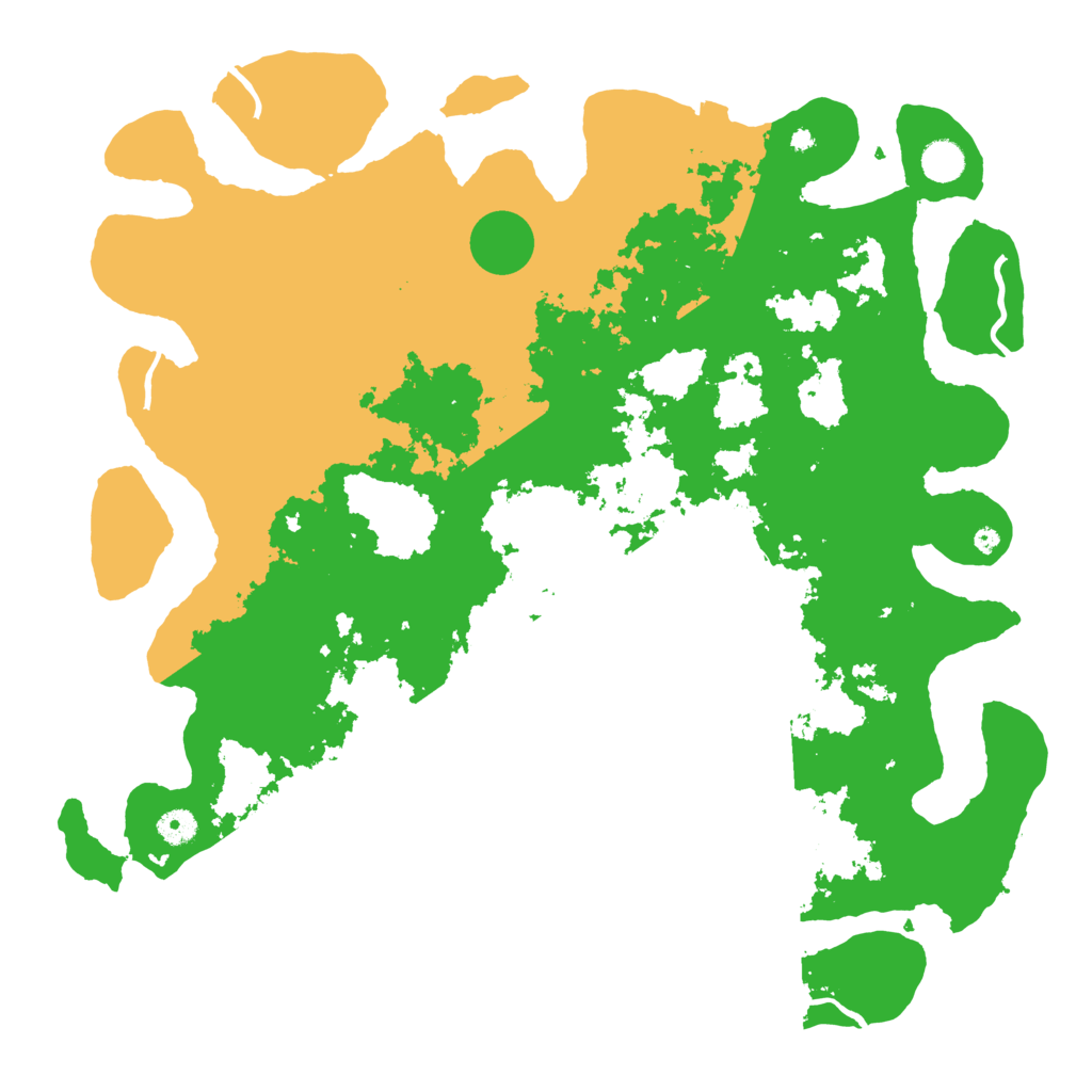 Biome Rust Map: Procedural Map, Size: 4500, Seed: 45684555