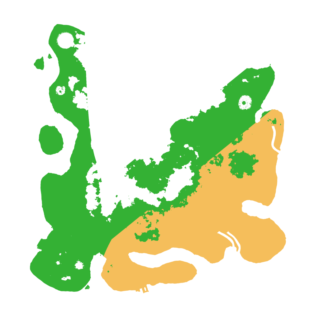 Biome Rust Map: Procedural Map, Size: 3450, Seed: 13246801