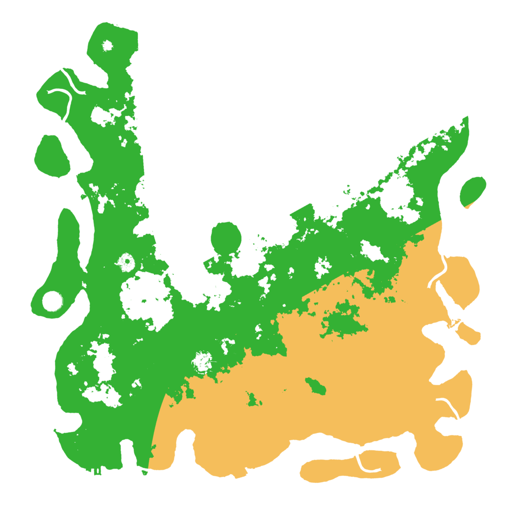 Biome Rust Map: Procedural Map, Size: 4500, Seed: 1892086427