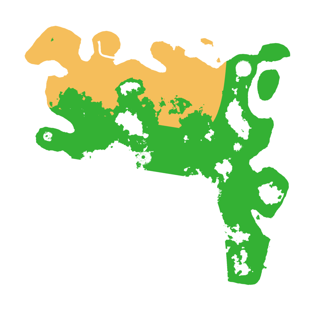 Biome Rust Map: Procedural Map, Size: 3500, Seed: 94844