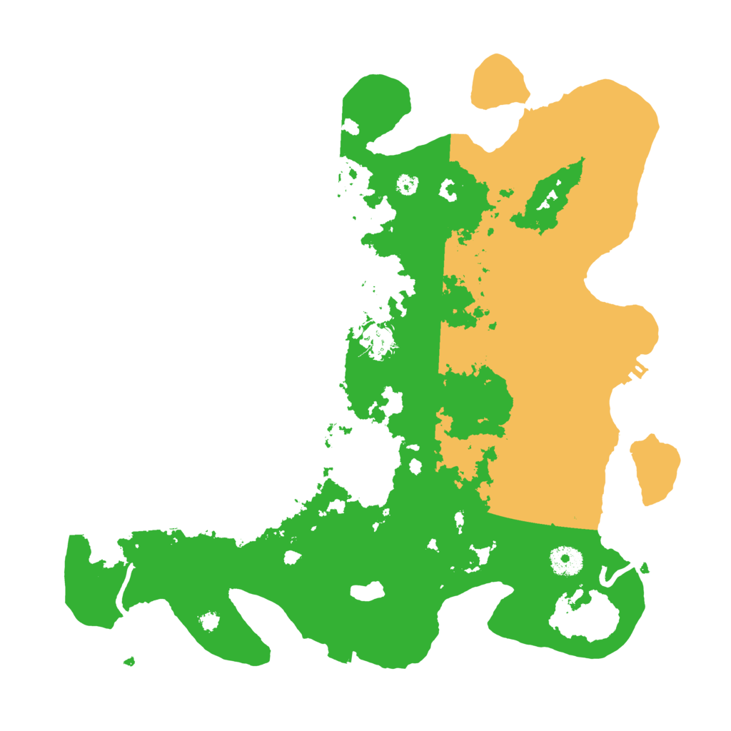 Biome Rust Map: Procedural Map, Size: 3500, Seed: 585945