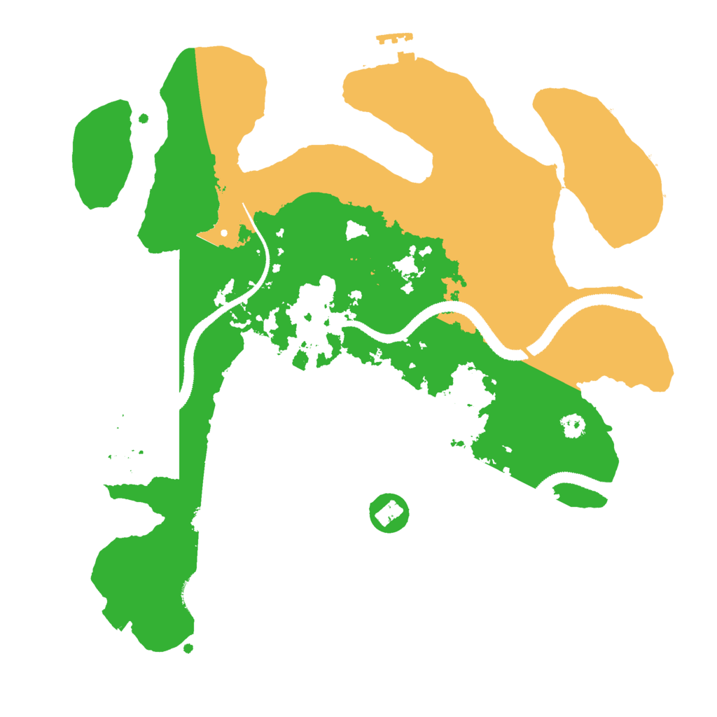 Biome Rust Map: Procedural Map, Size: 3000, Seed: 9270