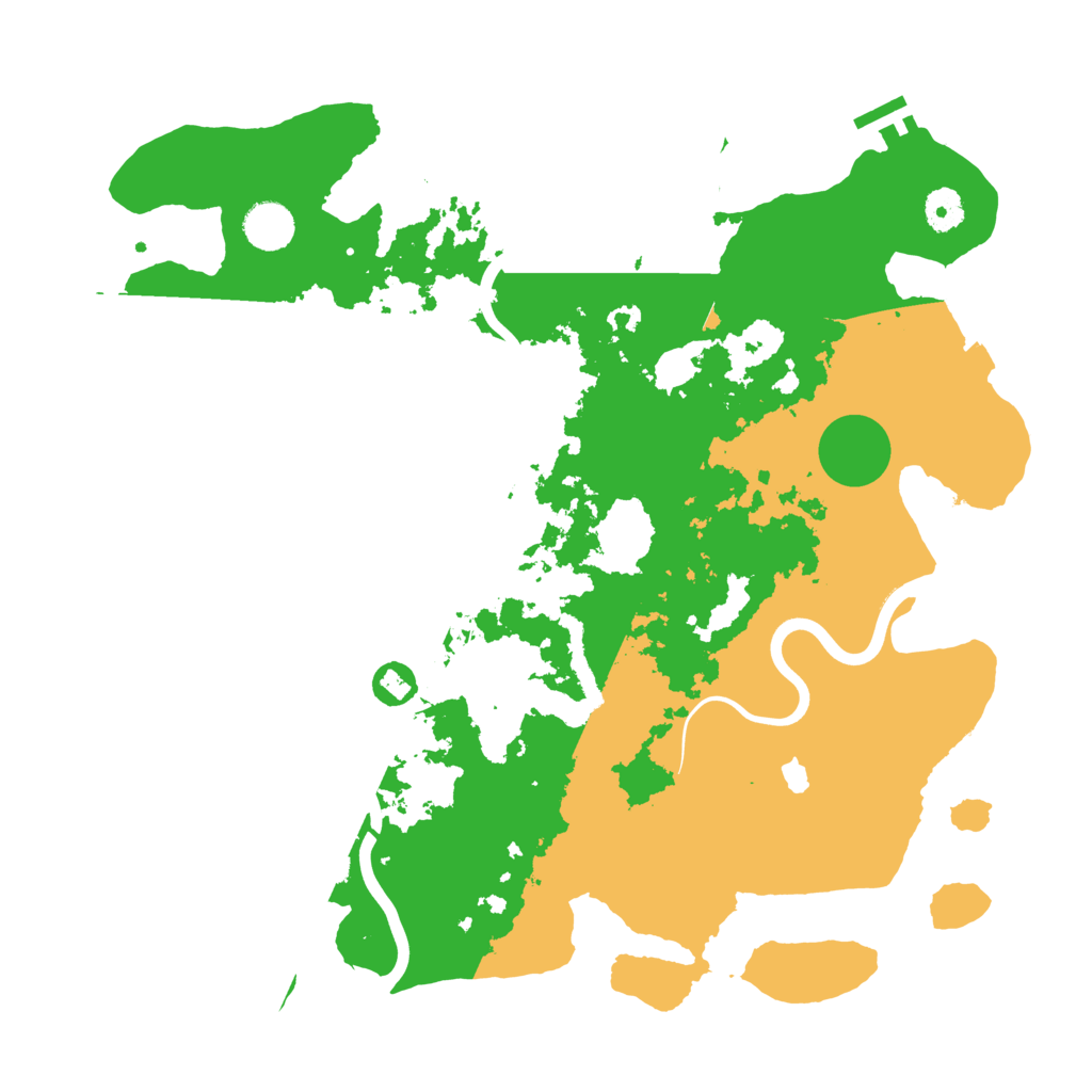 Biome Rust Map: Procedural Map, Size: 4000, Seed: 1516