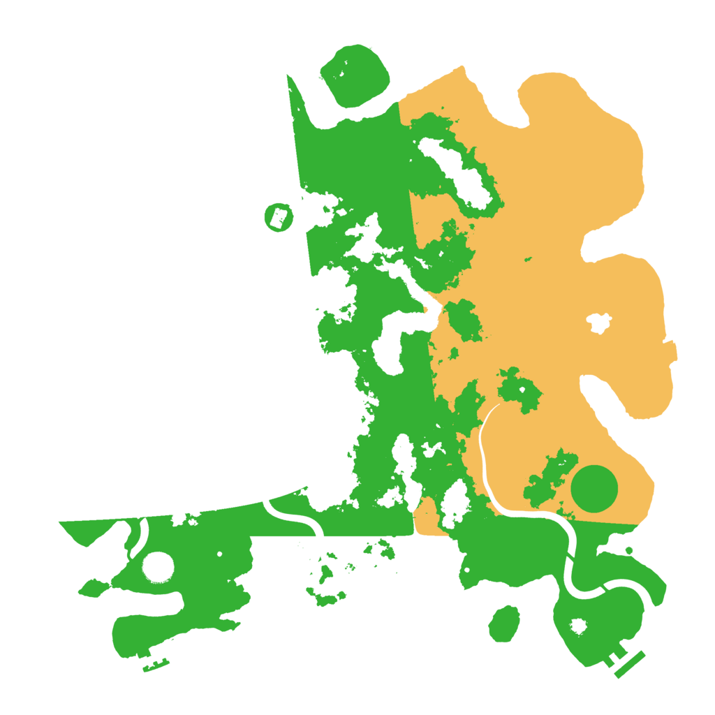 Biome Rust Map: Procedural Map, Size: 4000, Seed: 5941351