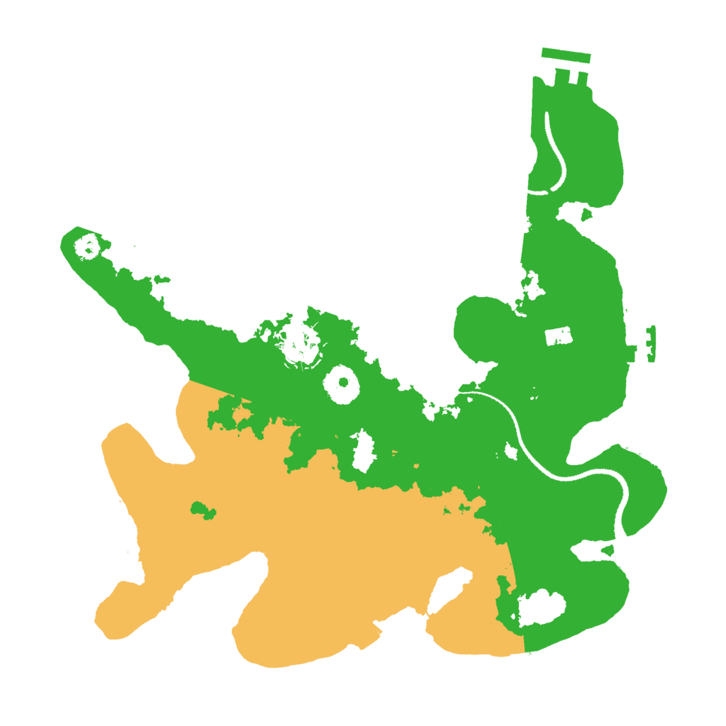 Biome Rust Map: Procedural Map, Size: 3000, Seed: 20894