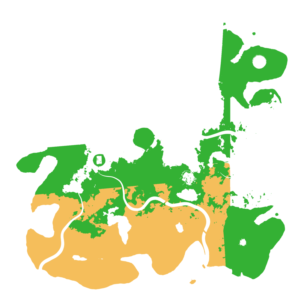 Biome Rust Map: Procedural Map, Size: 4000, Seed: 12664
