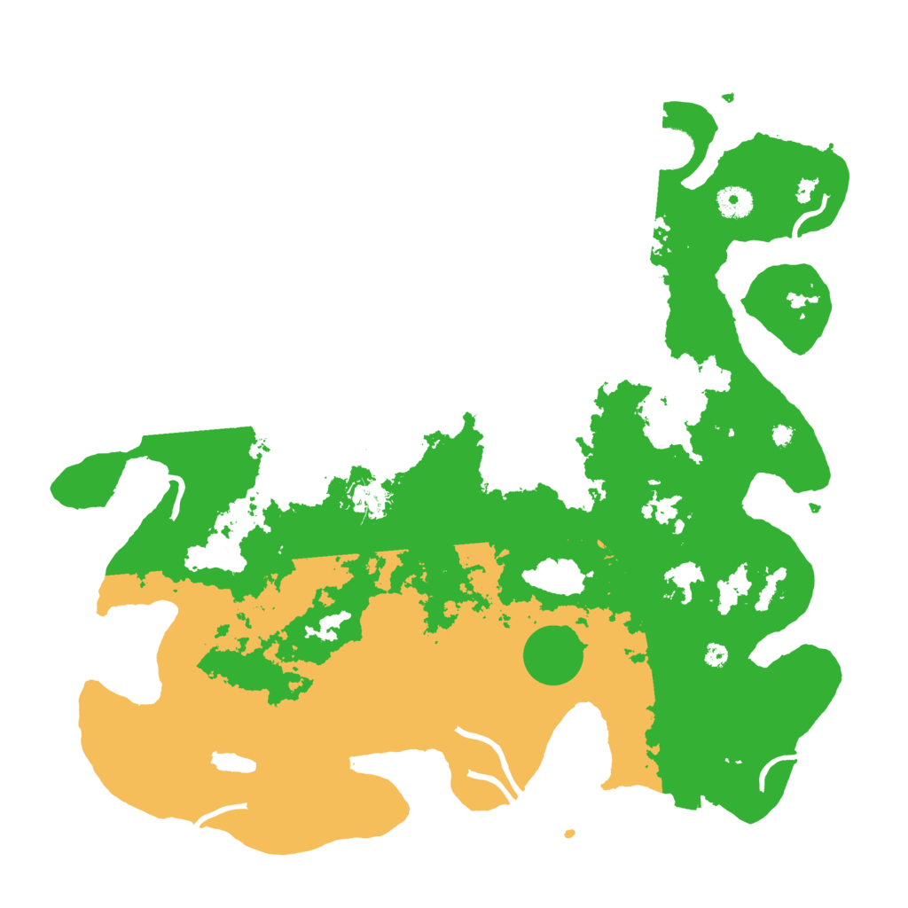 Biome Rust Map: Procedural Map, Size: 4000, Seed: 12664