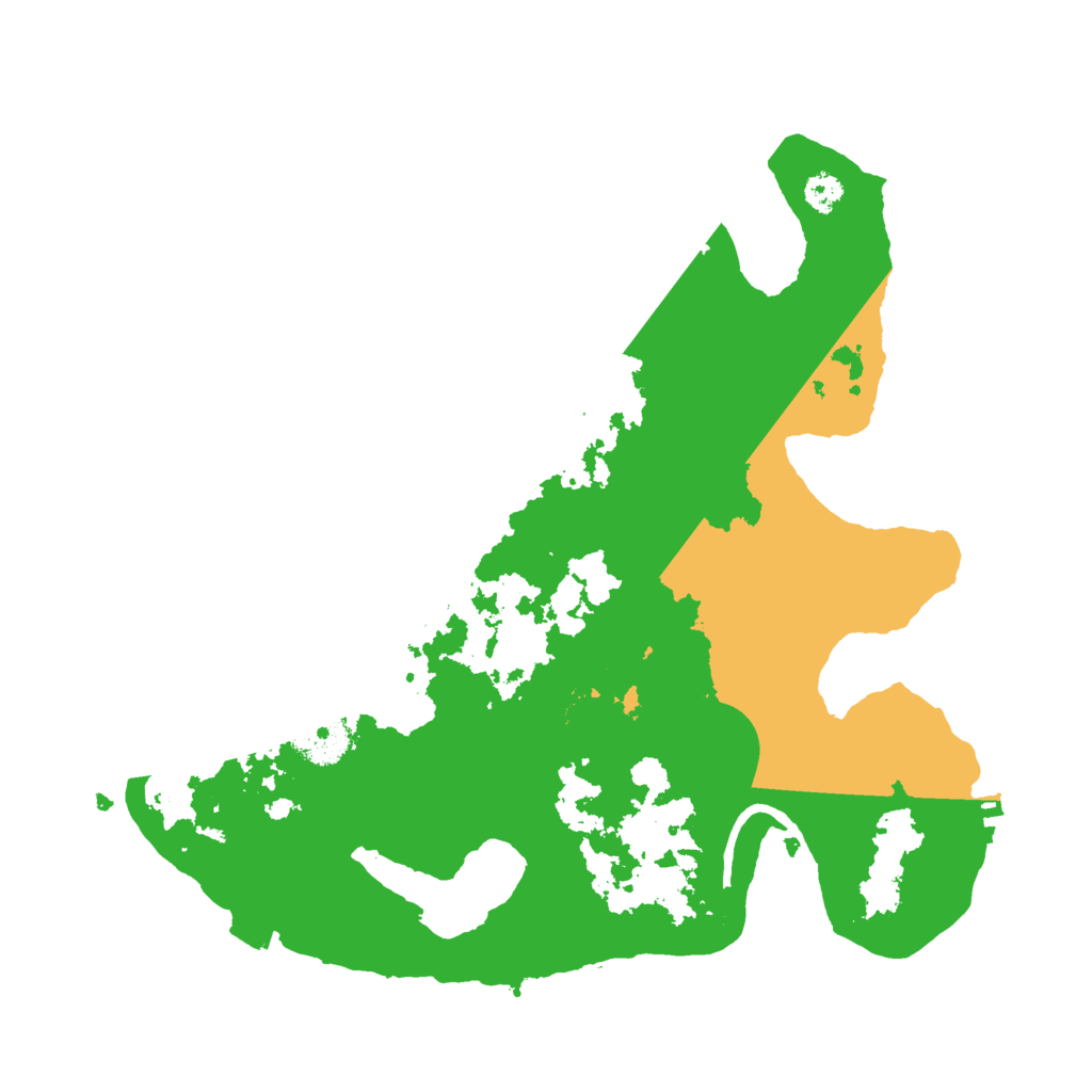Biome Rust Map: Procedural Map, Size: 3000, Seed: 21469