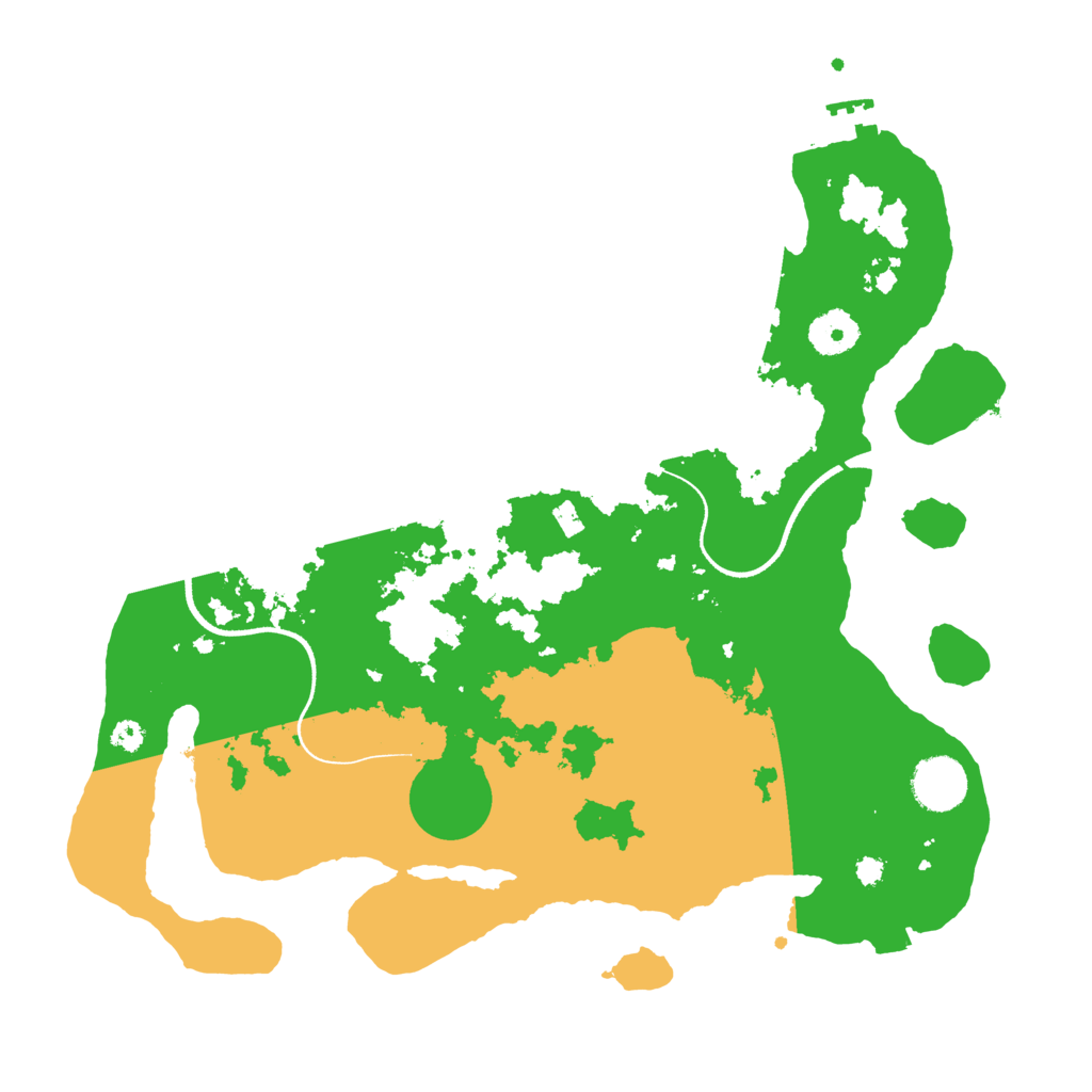 Biome Rust Map: Procedural Map, Size: 3500, Seed: 292465344