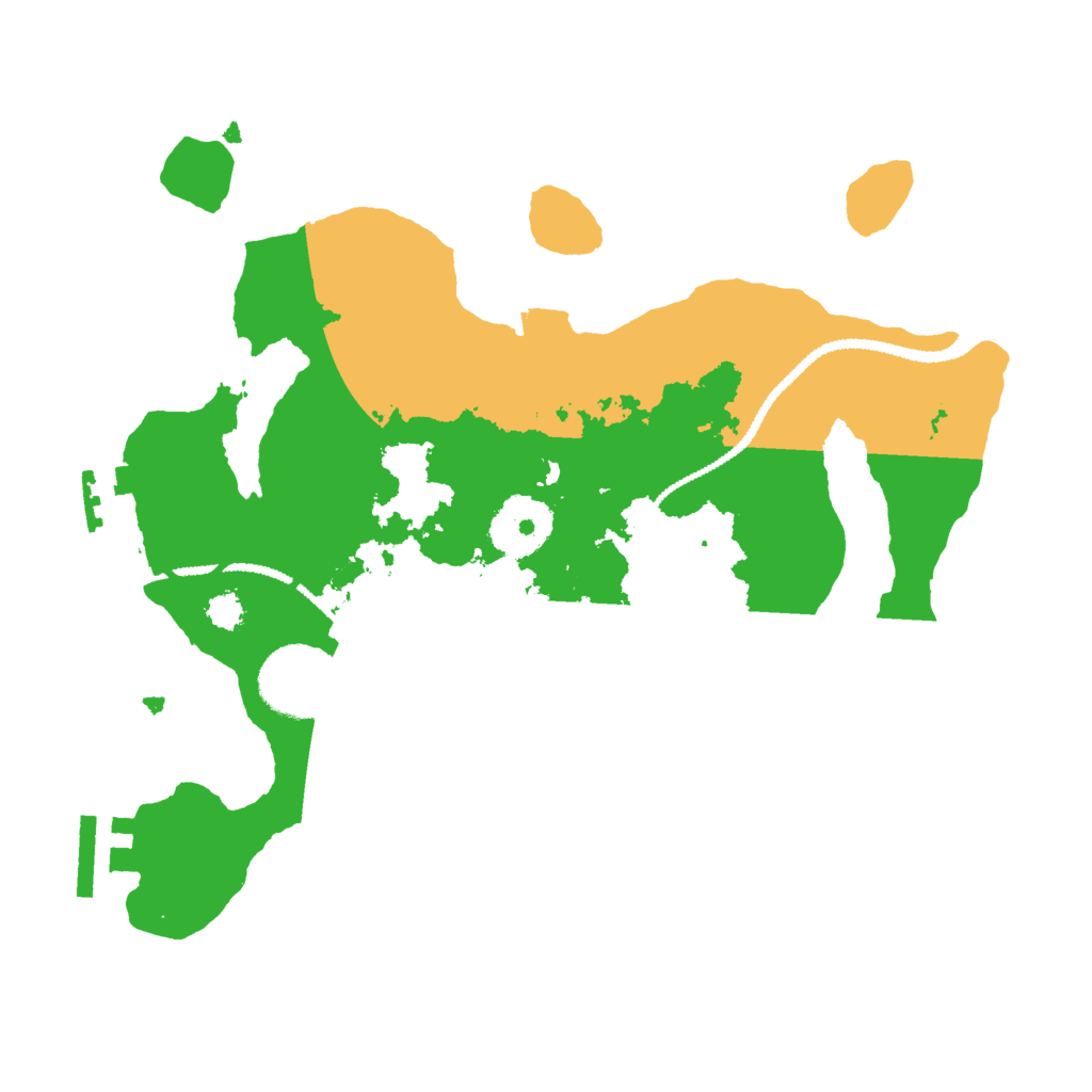 Biome Rust Map: Procedural Map, Size: 2700, Seed: 503209811