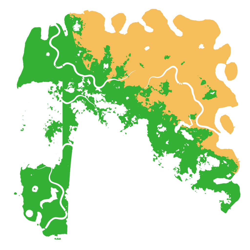 Biome Rust Map: Procedural Map, Size: 6000, Seed: 157846251