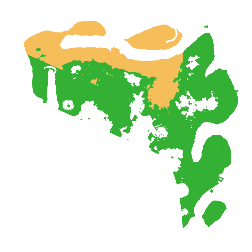 Biome Rust Map: Procedural Map, Size: 3500, Seed: 38755392