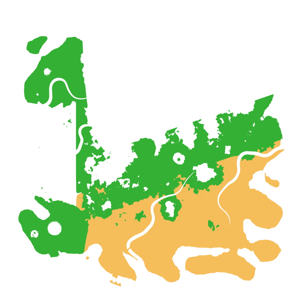 Biome Rust Map: Procedural Map, Size: 3900, Seed: 386143461