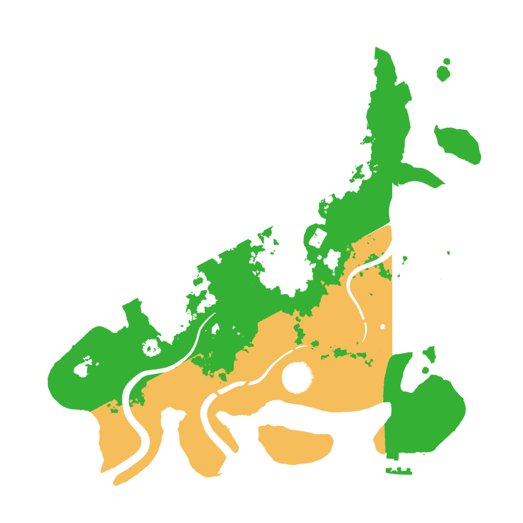 Biome Rust Map: Procedural Map, Size: 3000, Seed: 888370899