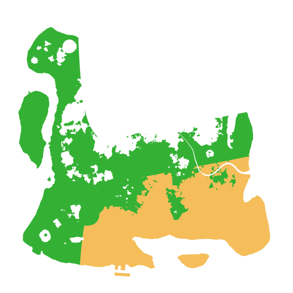 Biome Rust Map: Procedural Map, Size: 3800, Seed: 14028887