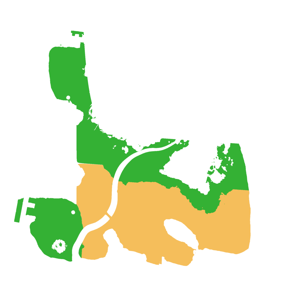 Biome Rust Map: Procedural Map, Size: 2300, Seed: 1668753192