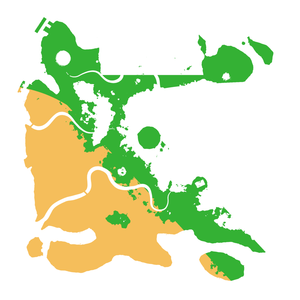 Biome Rust Map: Procedural Map, Size: 3550, Seed: 51641310