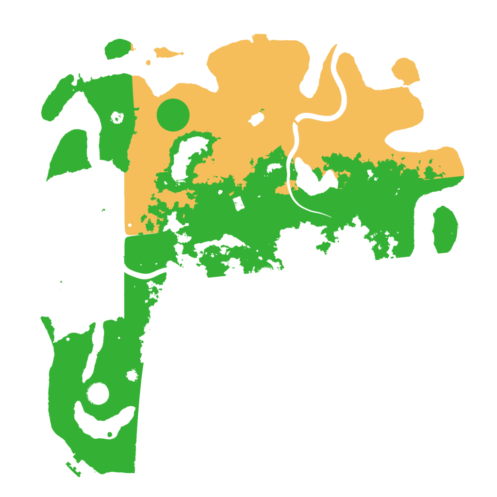 Biome Rust Map: Procedural Map, Size: 4000, Seed: 45564465