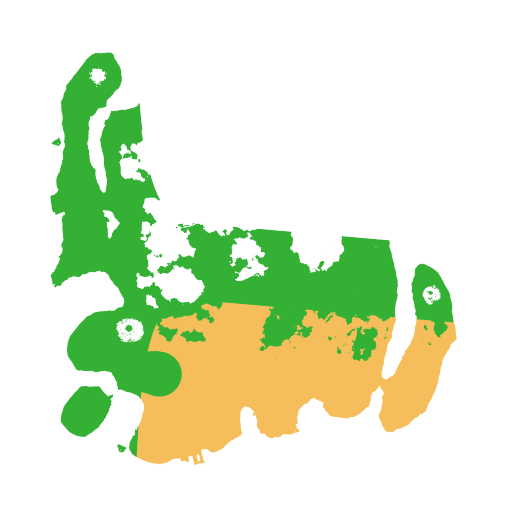Biome Rust Map: Procedural Map, Size: 3000, Seed: 932397440