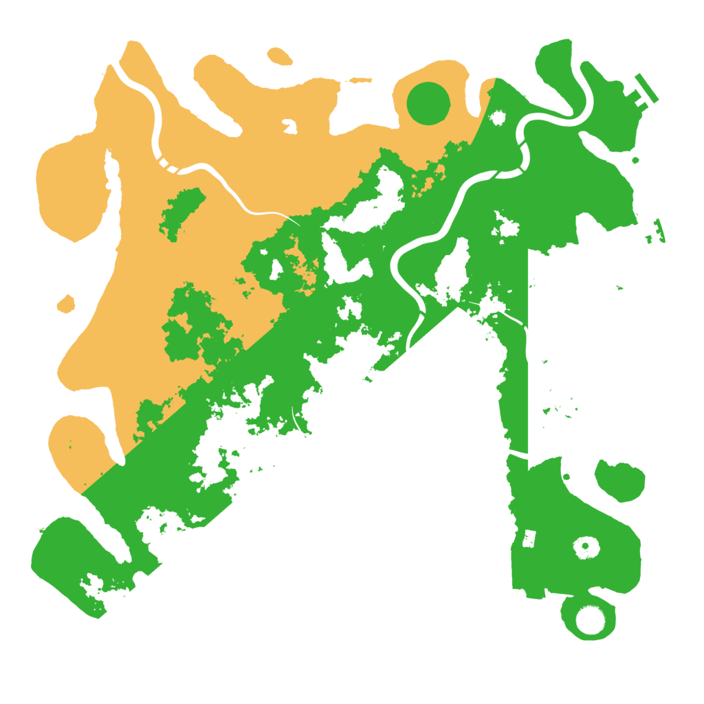 Biome Rust Map: Procedural Map, Size: 4300, Seed: 68984562