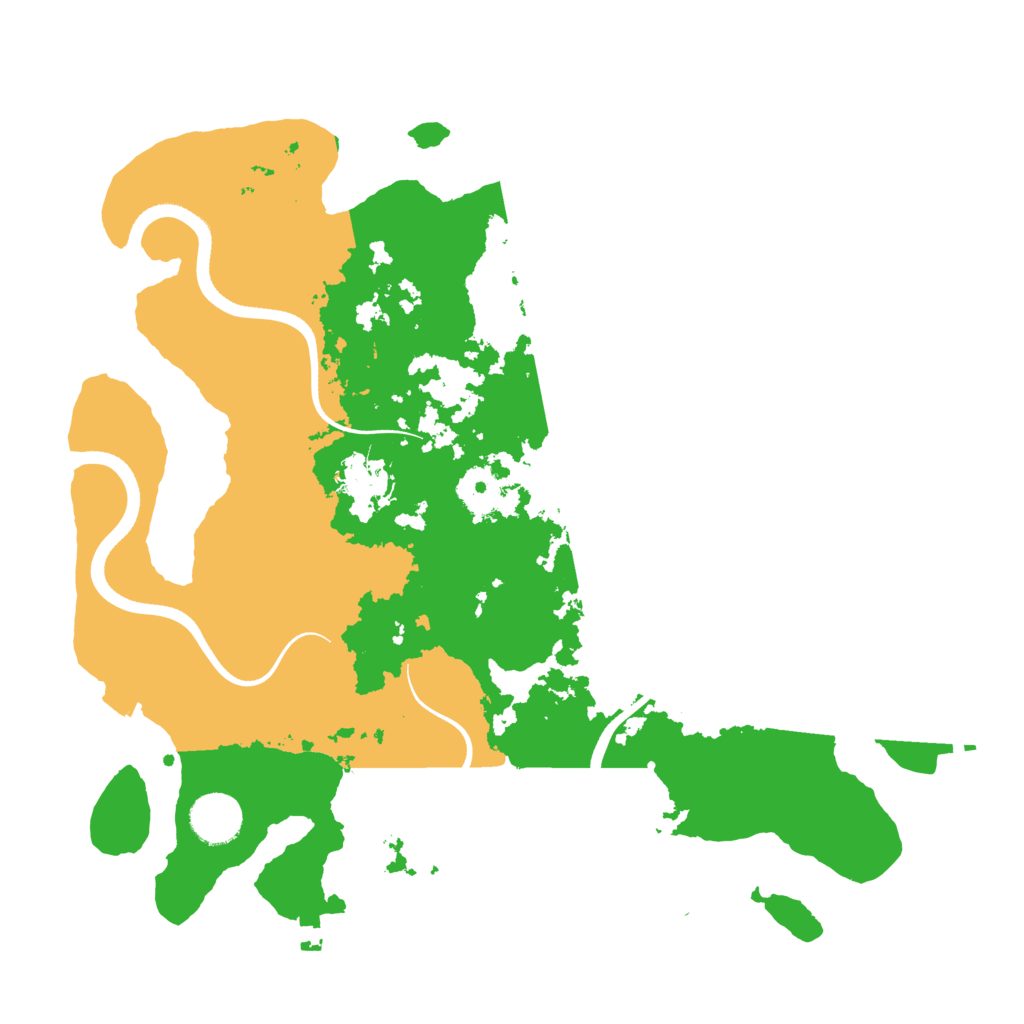 Biome Rust Map: Procedural Map, Size: 3500, Seed: 847246