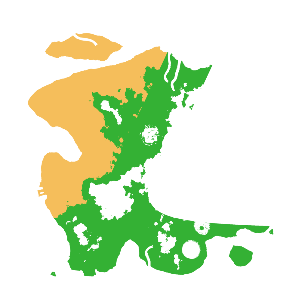 Biome Rust Map: Procedural Map, Size: 3000, Seed: 584366205
