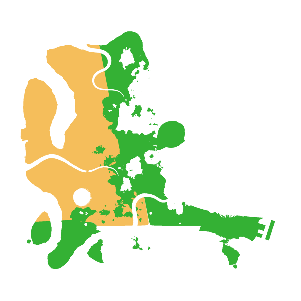 Biome Rust Map: Procedural Map, Size: 3000, Seed: 847246