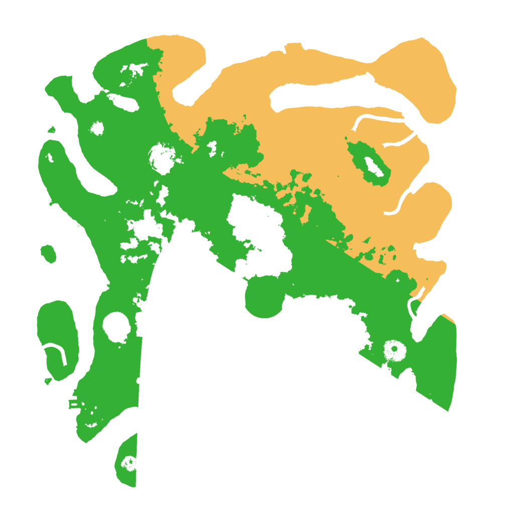 Biome Rust Map: Procedural Map, Size: 3500, Seed: 876431