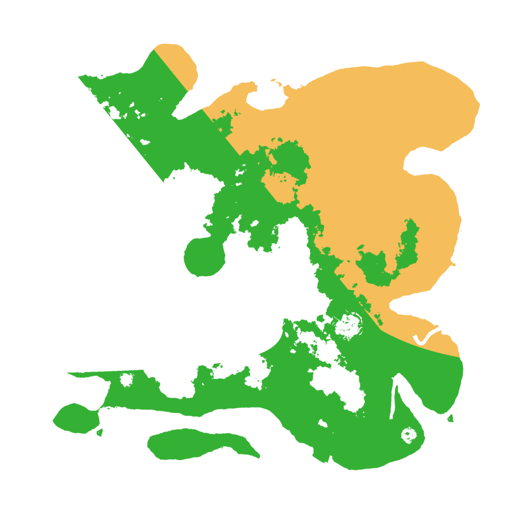 Biome Rust Map: Procedural Map, Size: 3501, Seed: 157072245