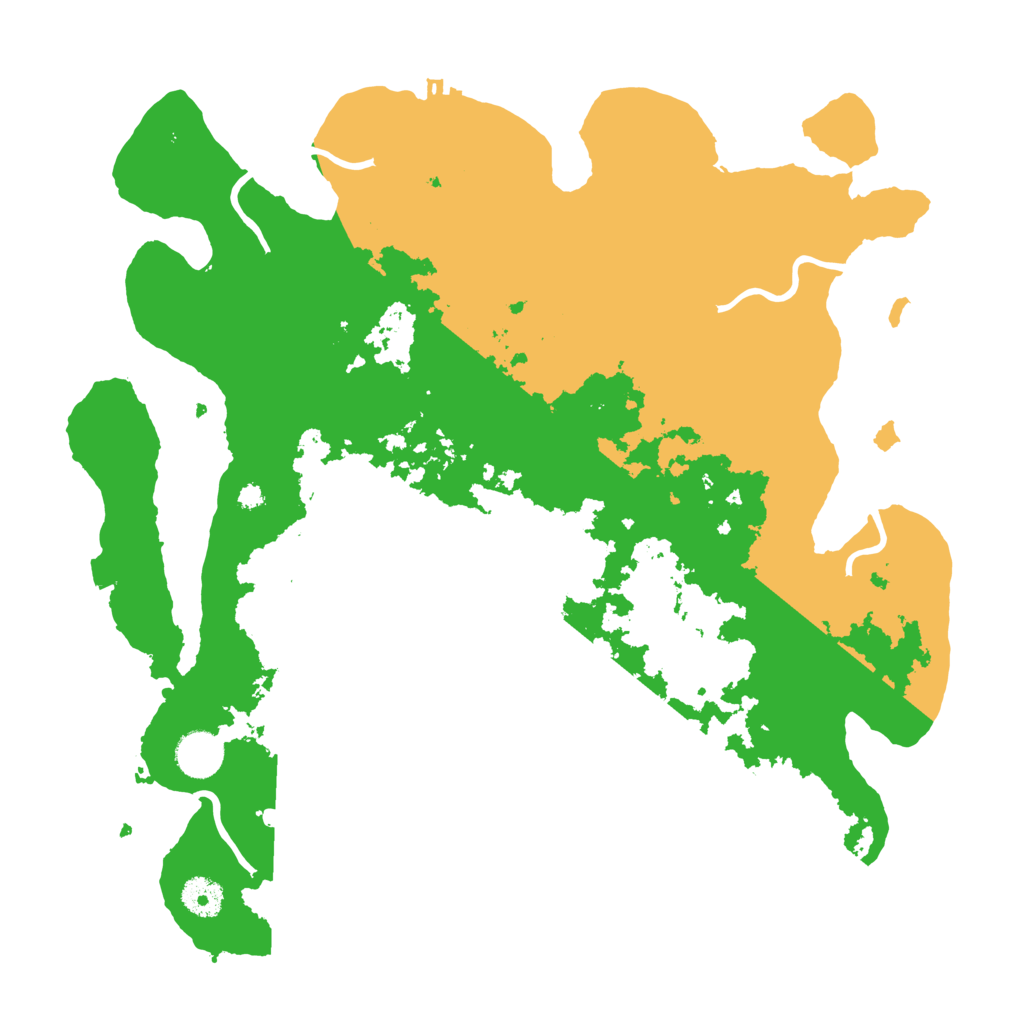 Biome Rust Map: Procedural Map, Size: 3800, Seed: 1645184445