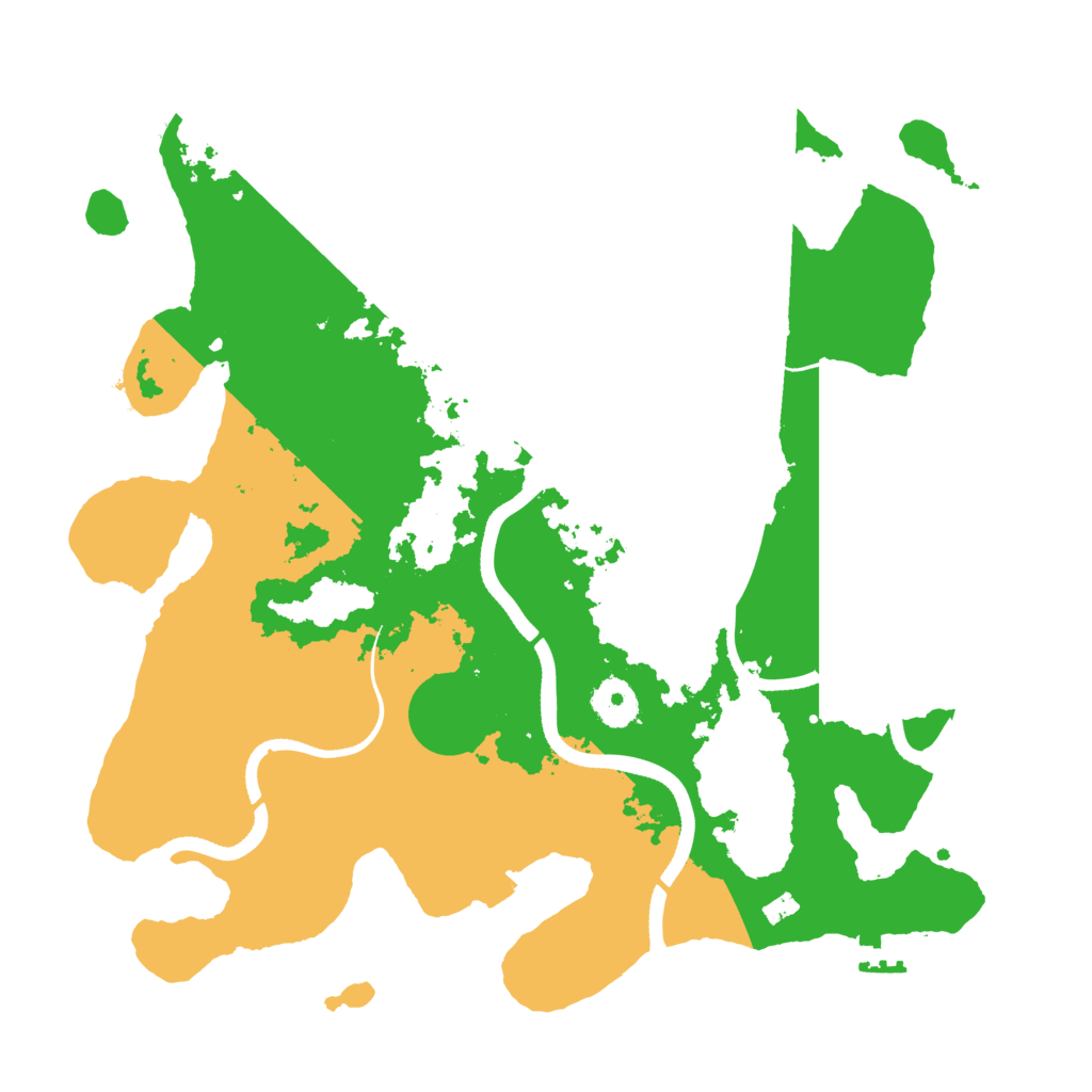 Biome Rust Map: Procedural Map, Size: 3500, Seed: 1494803312