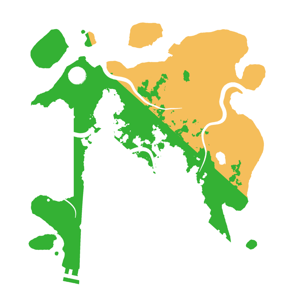 Biome Rust Map: Procedural Map, Size: 3000, Seed: 1833863336