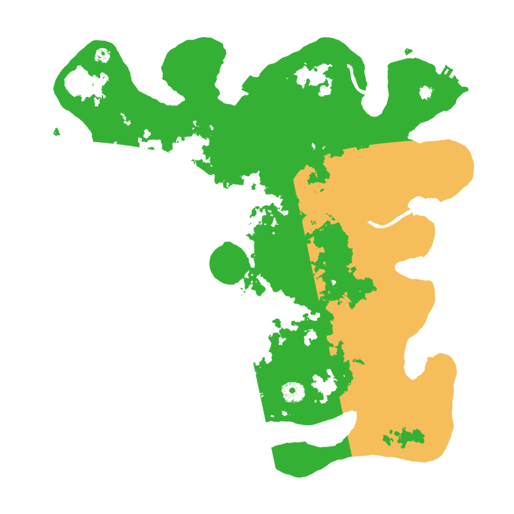 Biome Rust Map: Procedural Map, Size: 3500, Seed: 33013242