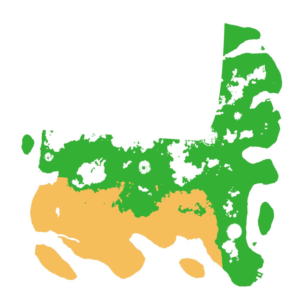 Biome Rust Map: Procedural Map, Size: 3650, Seed: 66978589