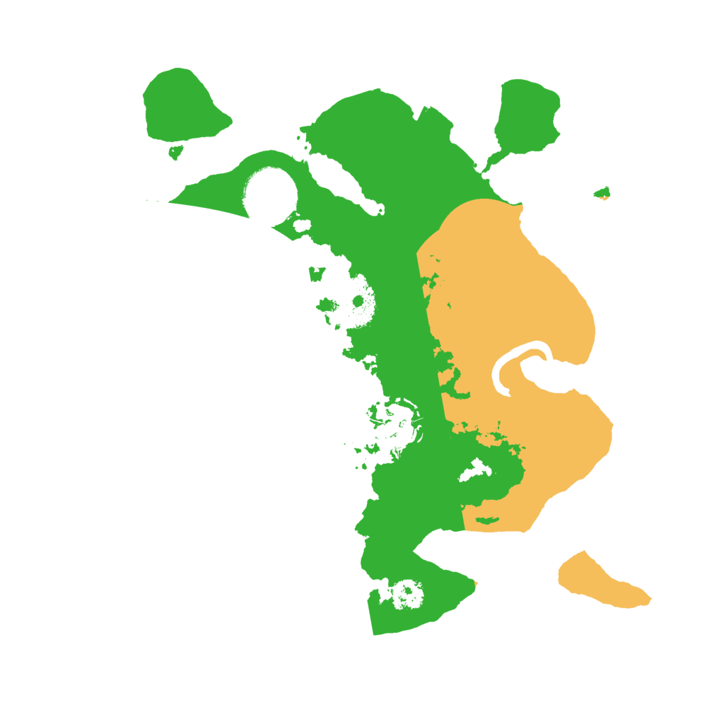 Biome Rust Map: Procedural Map, Size: 2400, Seed: 694205902