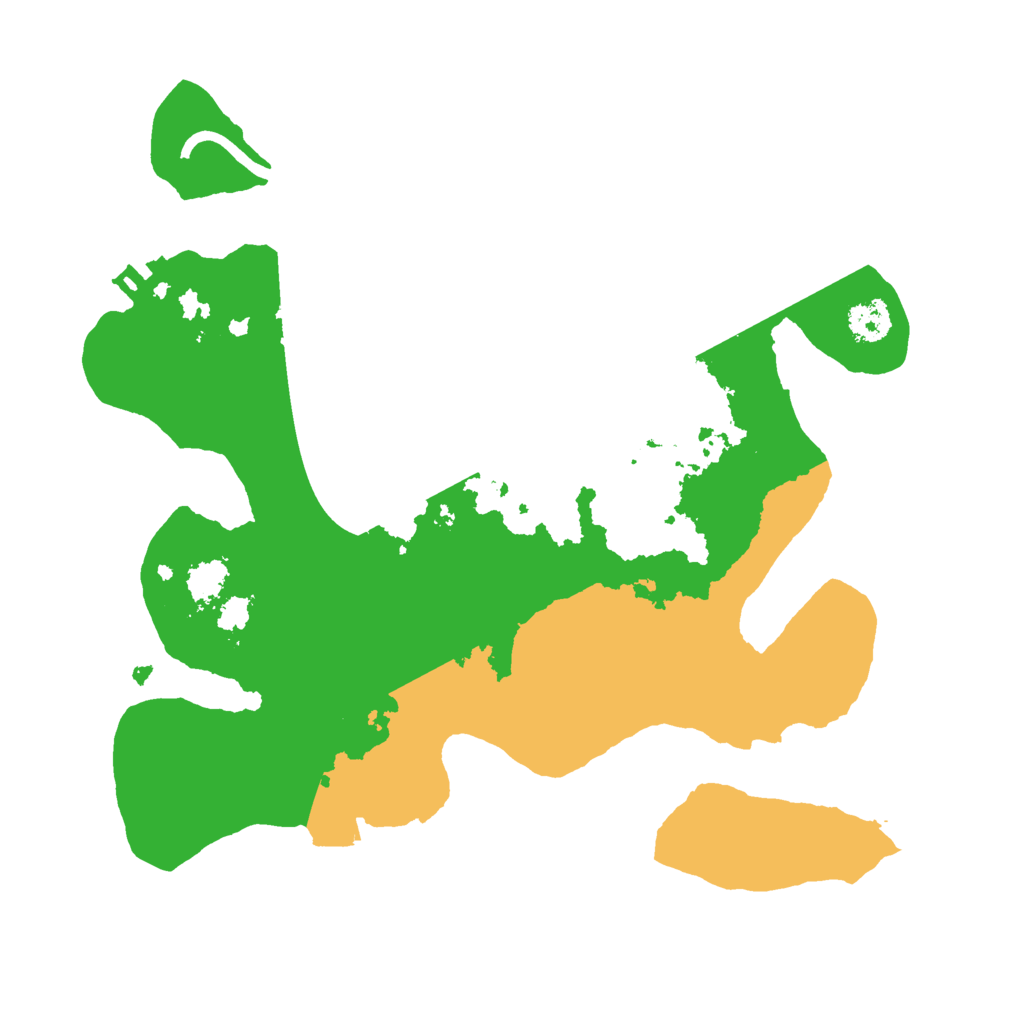 Biome Rust Map: Procedural Map, Size: 2500, Seed: 2054476961