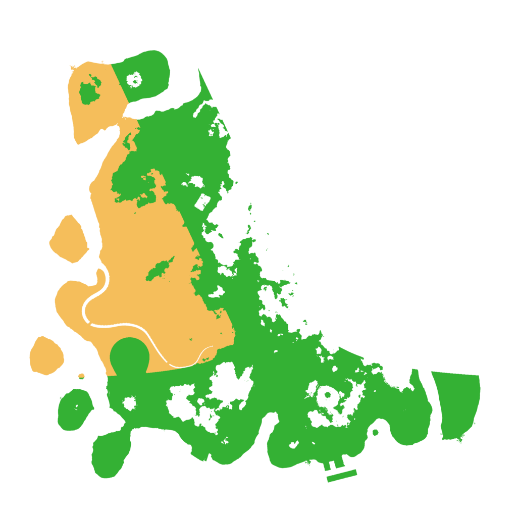 Biome Rust Map: Procedural Map, Size: 3450, Seed: 65826190