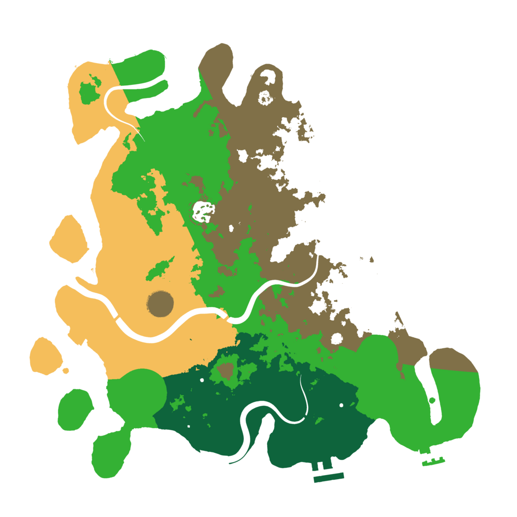 Biome Rust Map: Procedural Map, Size: 3450, Seed: 65826190