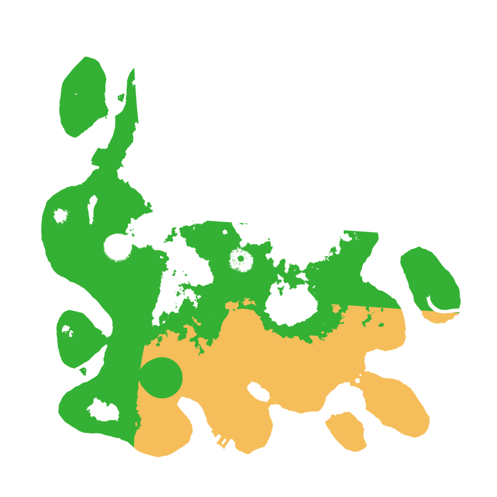 Biome Rust Map: Procedural Map, Size: 3200, Seed: 5076